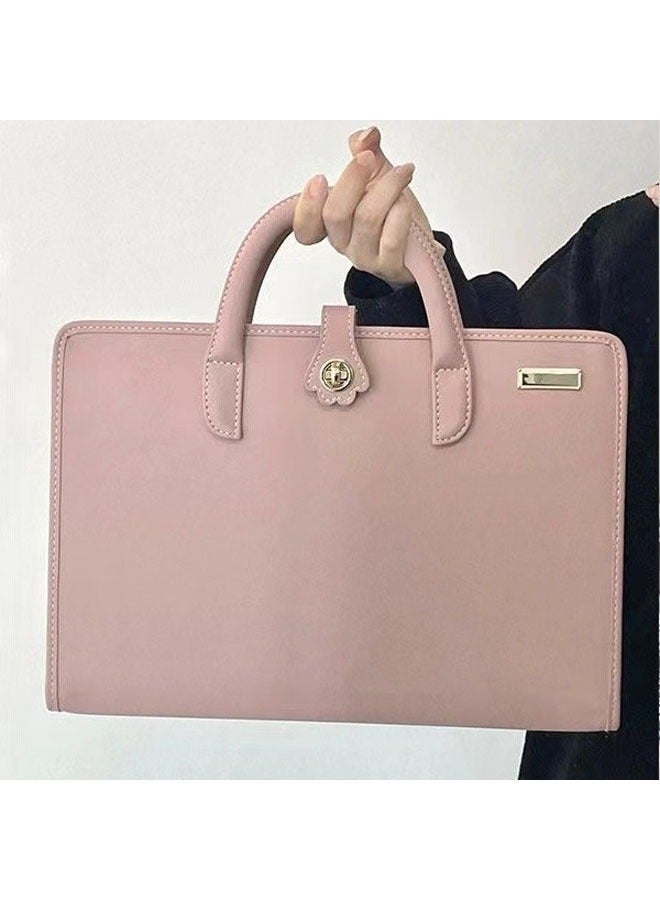Arabest Pink Laptop Bag PU Laptop Protective Case for for Macbook, Lenovo, Xiaomi, Huawei, Suitable for 14 Inches - Image 5